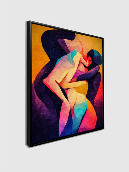 Impression sur toile-Amour abstrait- Décoration murale