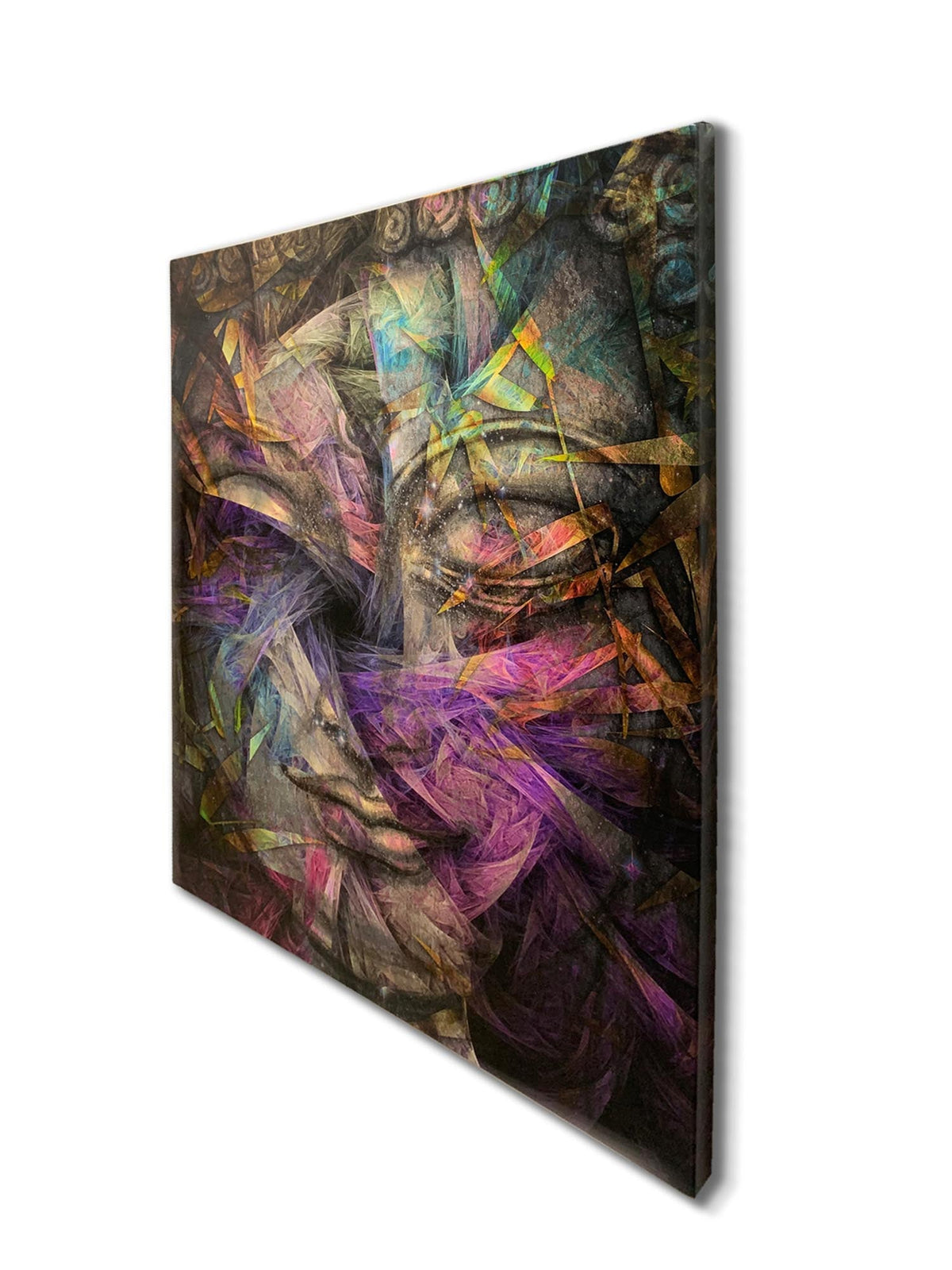 Décor mural Bouddha dimensionnel – Toile d'art fine