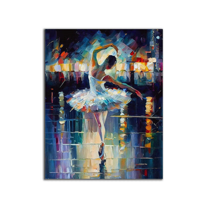 Wall Art Ballet Dancer -Fine Art Canvas Print