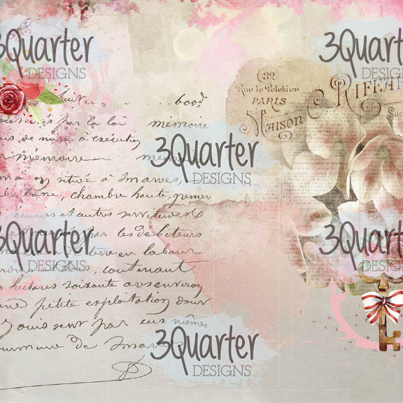 3Quarter Designs - Kit de base mini-album - Toujours à toi