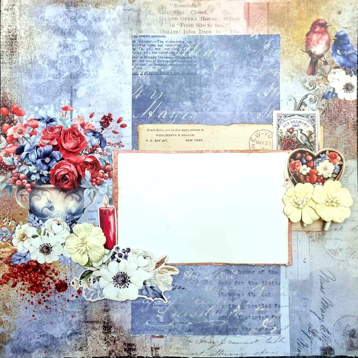 Collection de scrapbooking 3Quarter Designs Love You 30x30 cm