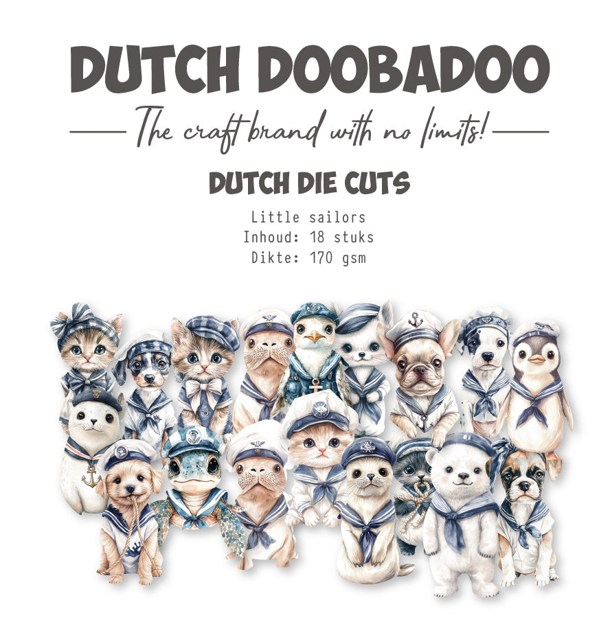 Dutch Doobadoo DDBD Blocs à découper pour collage Petit Marin