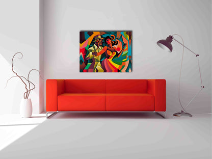 Art mural - Fiesta Latina - Art moderne - Toile imprimée