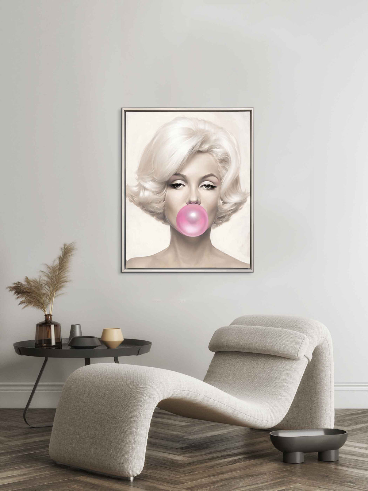 Marilyn en rose - Décoration murale