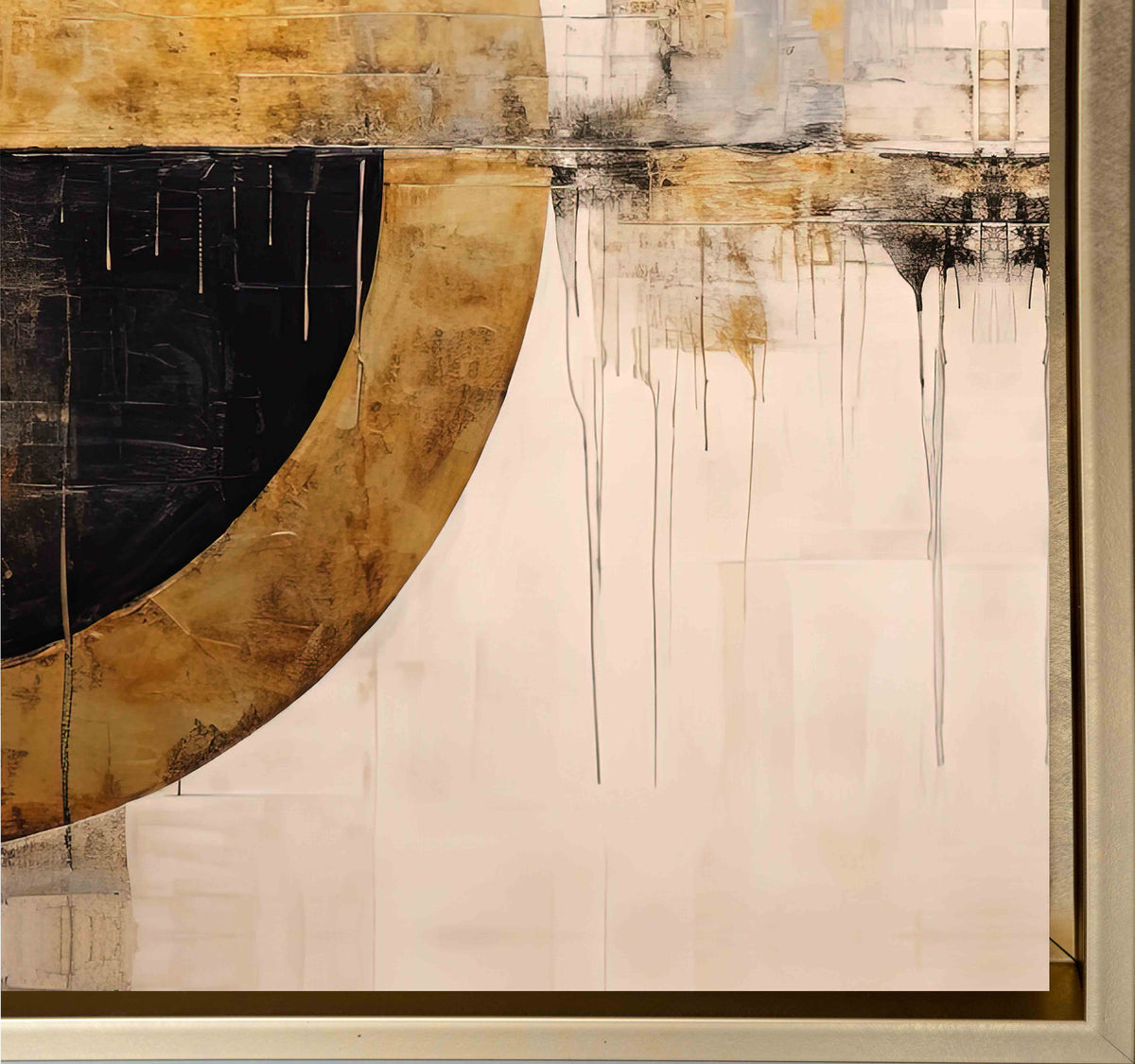 Art mural abstrait Soleil - Impression sur toile - Art moderne