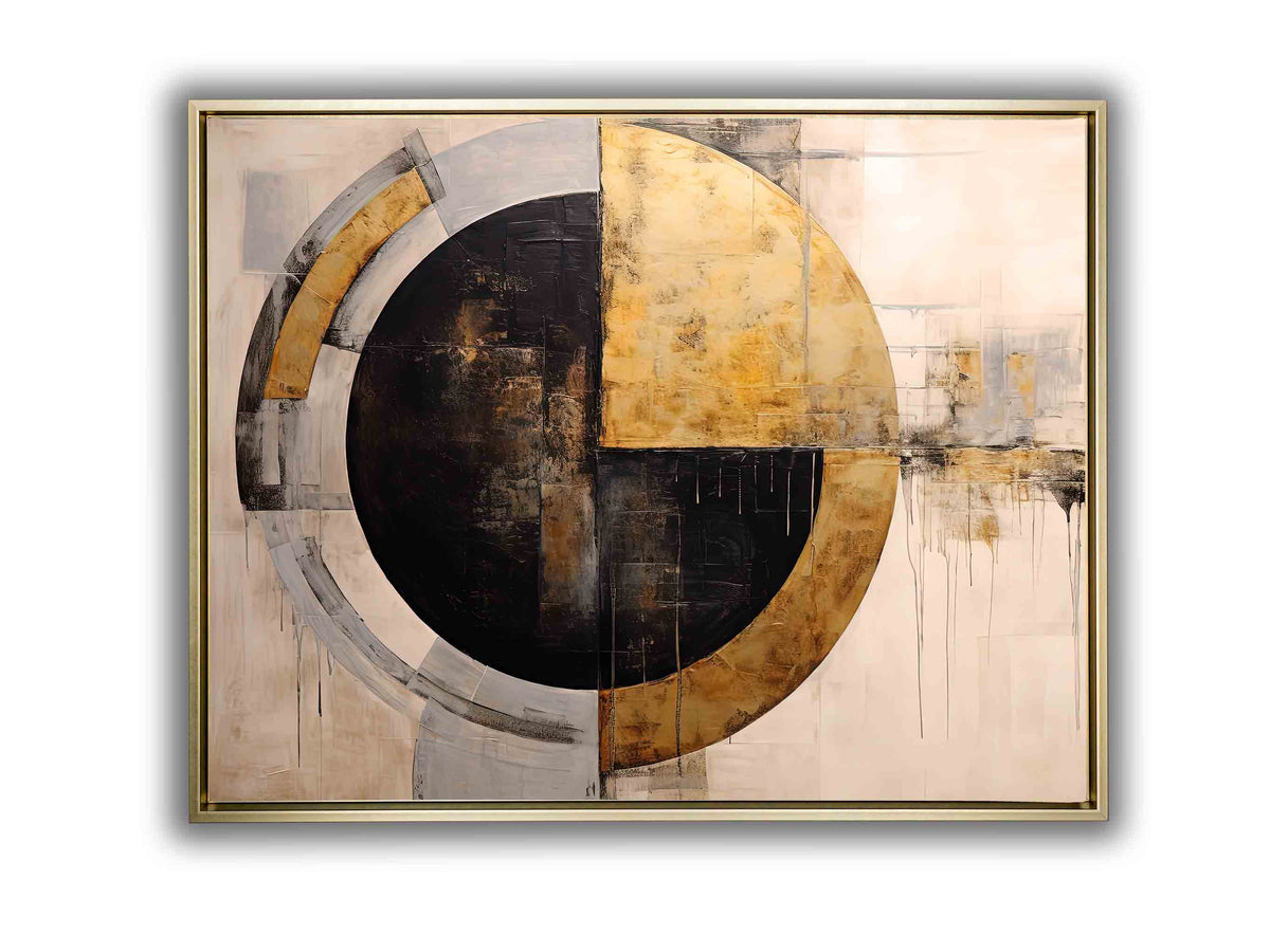 Art mural abstrait Soleil - Impression sur toile - Art moderne