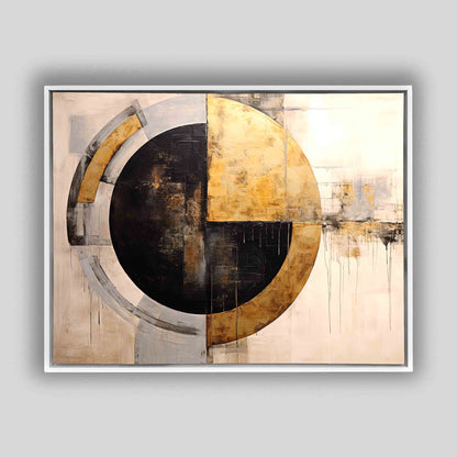 Art mural abstrait Soleil - Impression sur toile - Art moderne