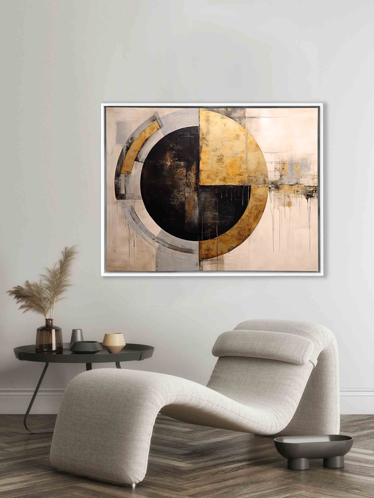 Art mural abstrait Soleil - Impression sur toile - Art moderne
