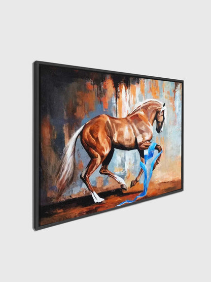 Art mural-Cheval cabré-Décoration murale