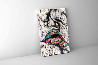 Art mural Le Baiser 2024, 91 x 122 cm