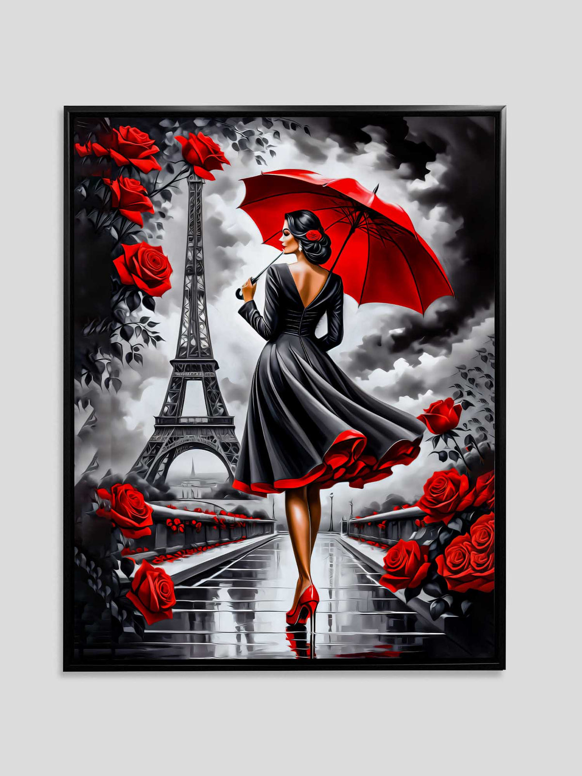 Paris Rouge/Noir 91,4 cm x 121,9 cm