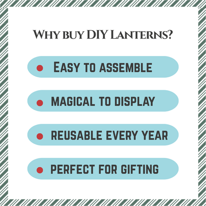 CrafTreat DIY Paper Lanterns - Mrs Santa