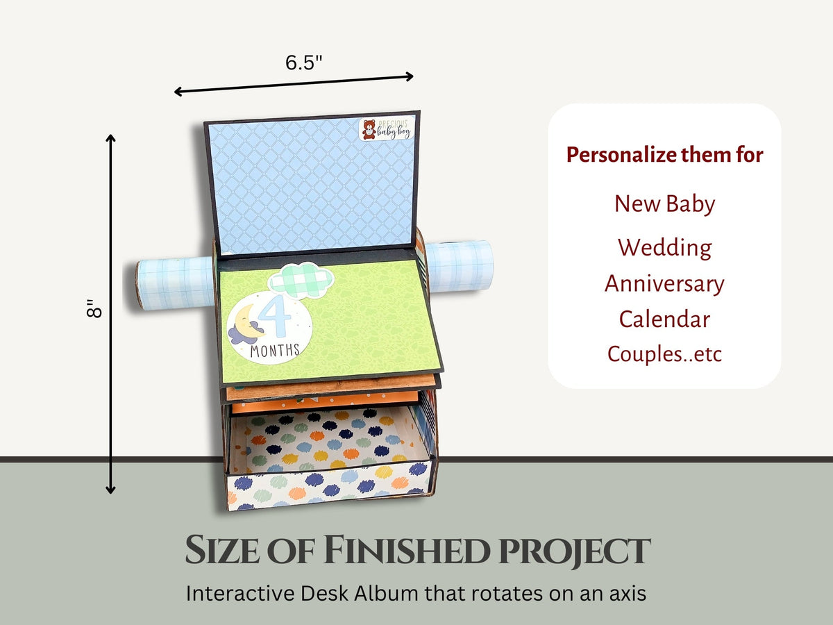 CrafTreat Scrapbook Blanks - Rolodex - Couleur Kraft