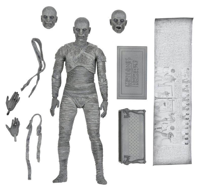 Figurine Universal Monsters - La Momie Suprême (Noir et Blanc)