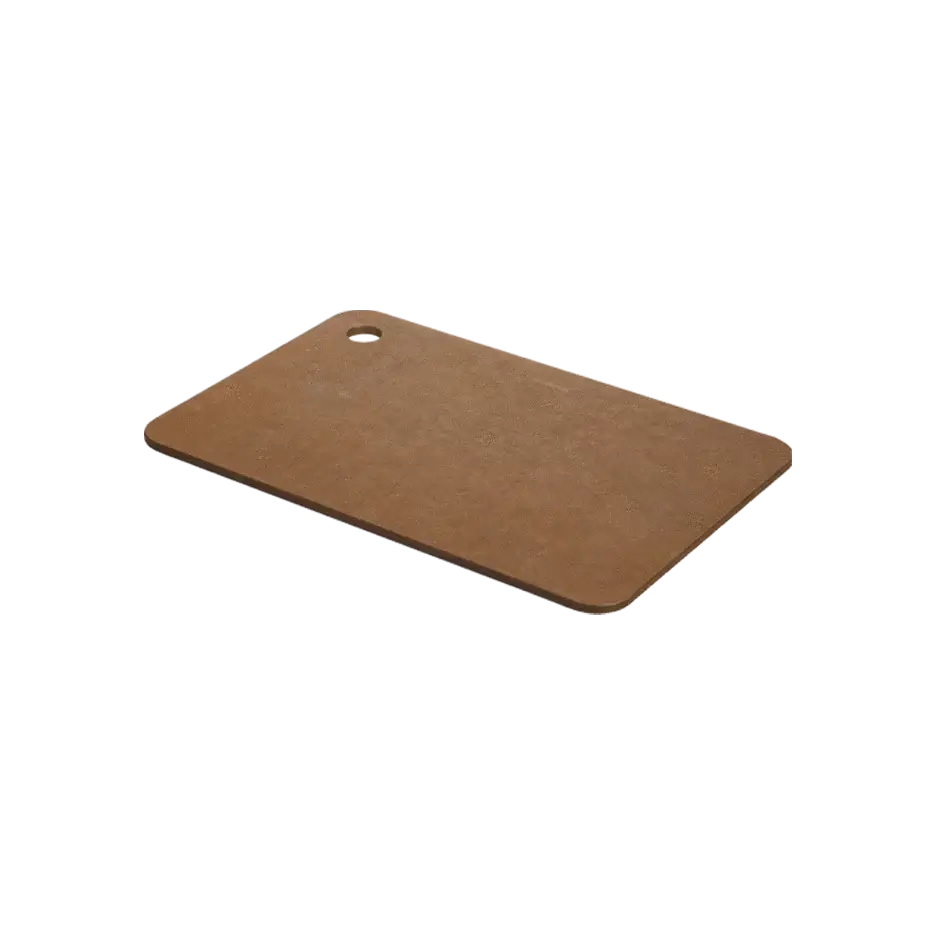 COMBEKK | Planche à découper en papier recyclé 20x30 cm Marron | Fabriquée en Hollande