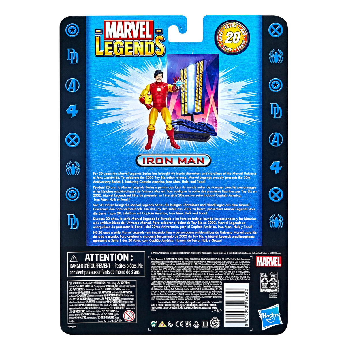 Marvel Legends 20e anniversaire Iron Man exclusif