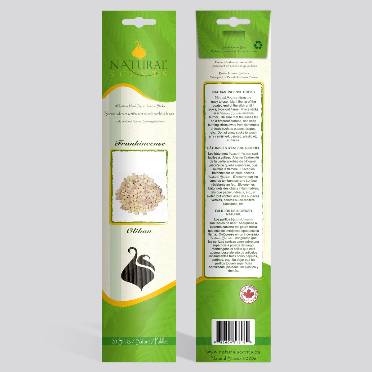 Natural Scents Frankincense Incense Sticks