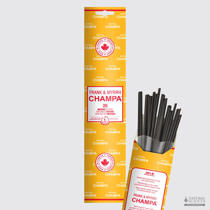 Frank & Myrrh Champa Incense Sticks