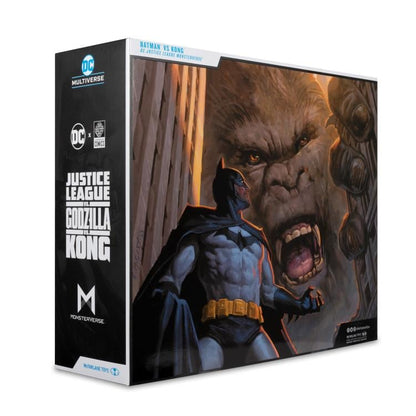 Justice League vs. Godzilla vs. Kong DC Multiverse Batman vs. Kong Figurine d'Action - Pack de Deux
