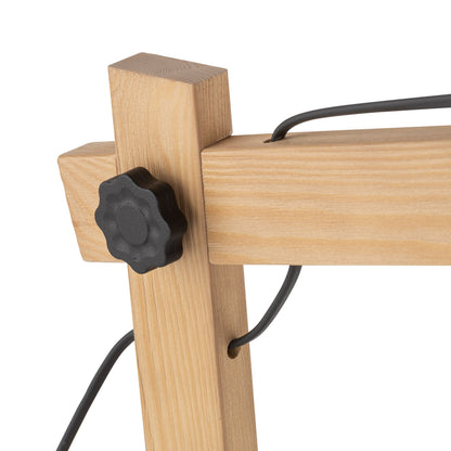 OSLO Black Scandinavian Table Lamp for Bedroom & Nightstand