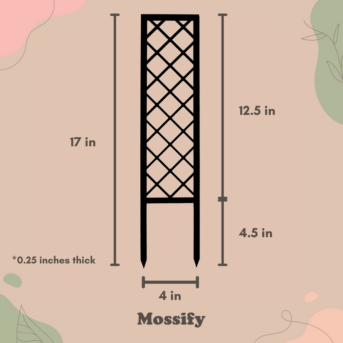 Cross-Hatch Wooden Trellis