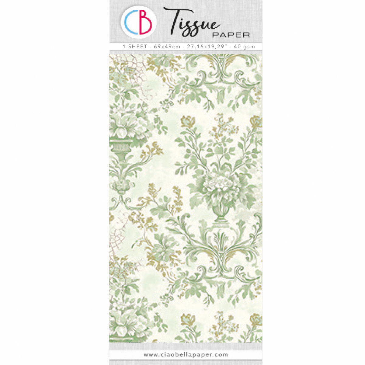 Papier de soie cm69x49 27,66"x19,29” Patrimoine intemporel