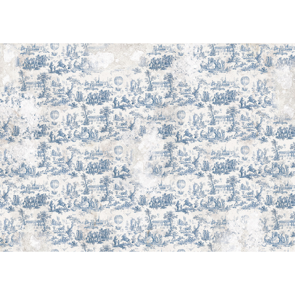 Papier de soie cm69x49 27,66"x19,29" Toile de Jouy