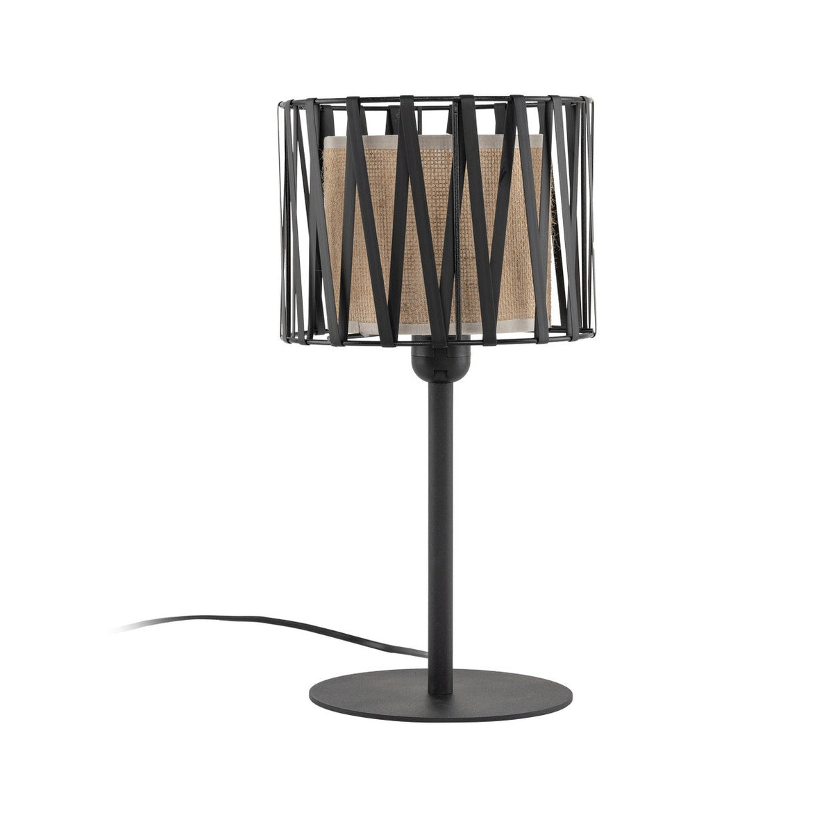 HARMONY NATURE Woven Jute Table Lamp for Bedroom & Nightstand (Clearance)