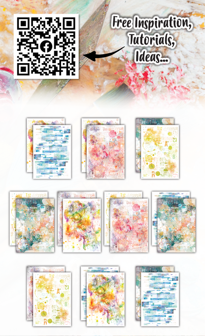 AALL and Create - A6 Design Paper - Citrus Rainbow