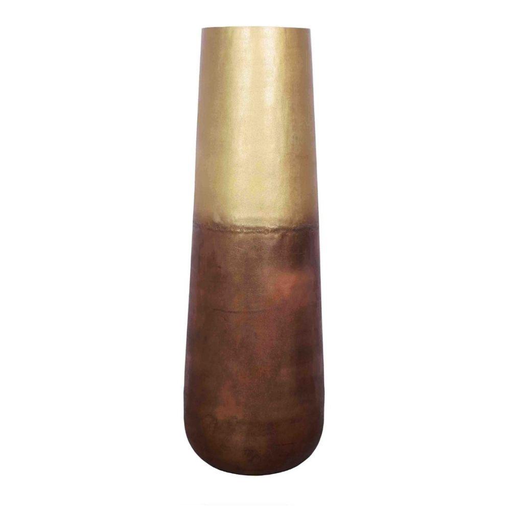 Calluna Brass Floor Vase