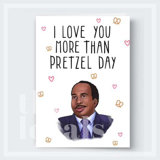 Carte de vœux Stanley Pretzel