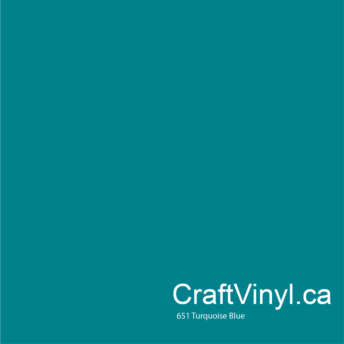 Oracal 651 Glossy Turquoise Blue #066 sheets and rolls