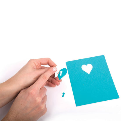Sizzix Making Essential - Feuilles Adhésives, 15,2 x 15,2 cm, Permanentes, 10 Feuilles
