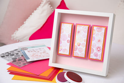 Sizzix Set de Tampons Transparents Cosmopolitan, Ecliptic par Stacey Park