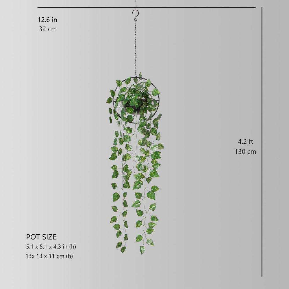 Plante suspendue artificielle Frida (1,28 m)