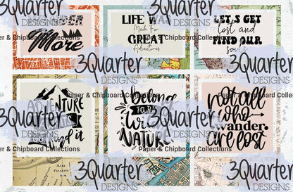 Pack de 6 cartes 10x15 cm Voyages Incroyables