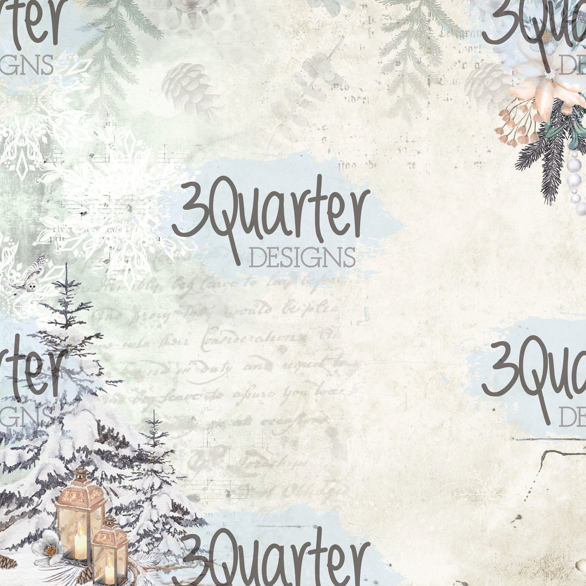 Pack de Noël féerique 6x6