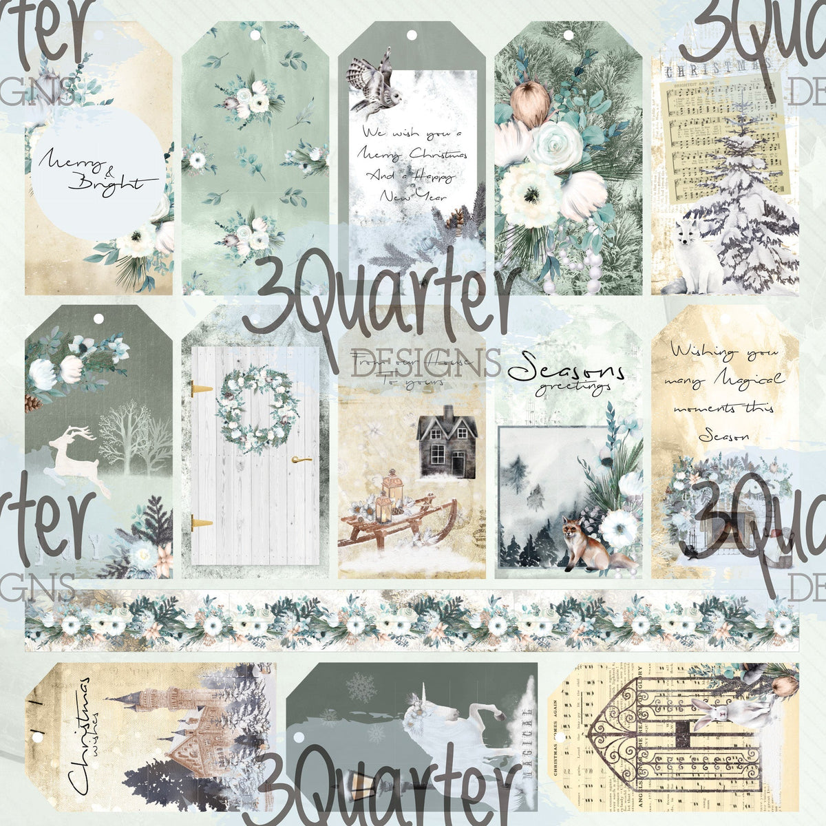 Pack de Noël féerique 6x6