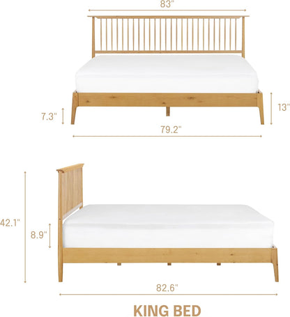Ruby Solid Wood Bed Frame