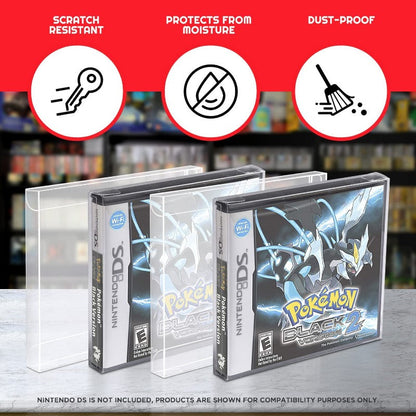 Nintendo DS (Game Box | NTSC) EVORETRO PET Protectors - Pack of 25
