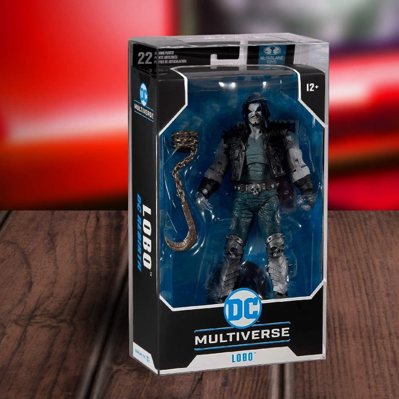 DC Multiverse McFarlane Regular (Batman Beyond - Boîte Noire) & Mirrorverse (Boîte) EVORETRO PET Protecteur 0.40MM - Lot de 10