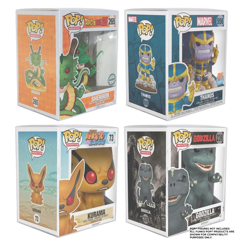 Funko Pop 6 inches EVORETRO PET Protectors - Pack of 10