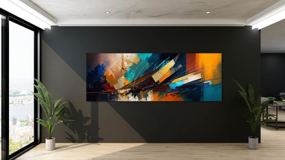 Décoration murale Aile abstraite - Grand tableau sur toile - Art figuratif