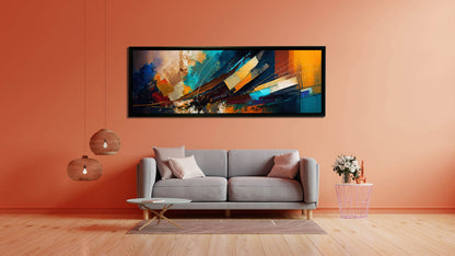 Décoration murale Aile abstraite - Grand tableau sur toile - Art figuratif