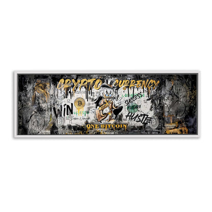 Décoration murale-Bitcoin Pop art-Impression sur toile