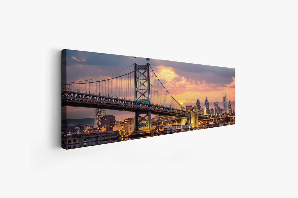 Toile d'art Philadelphie Skyline 183 x 61 cm