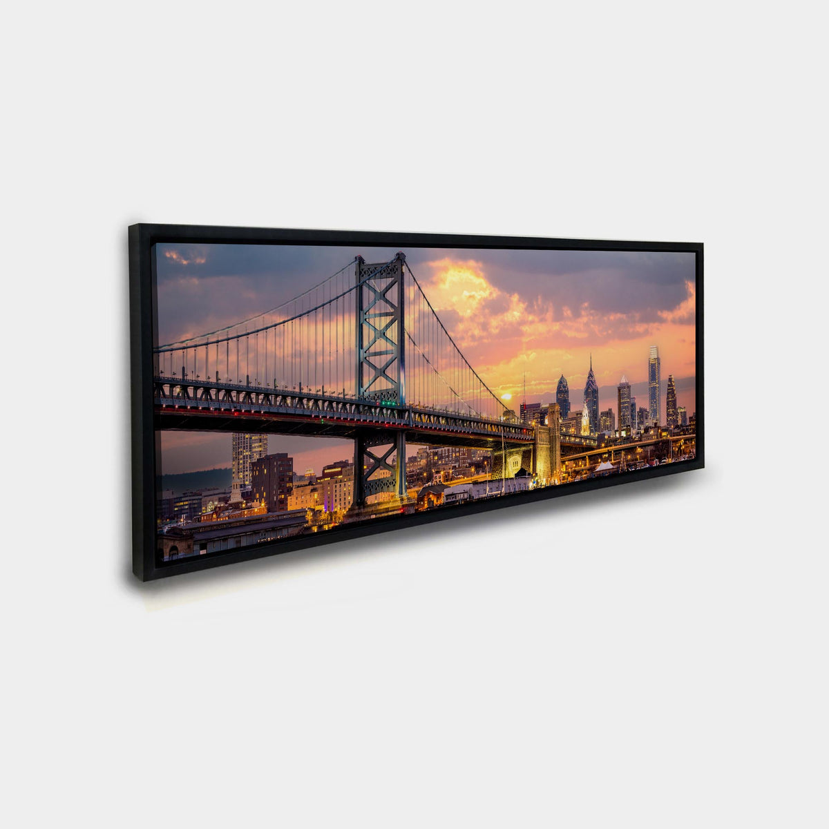 Toile d'art Philadelphie Skyline 183 x 61 cm