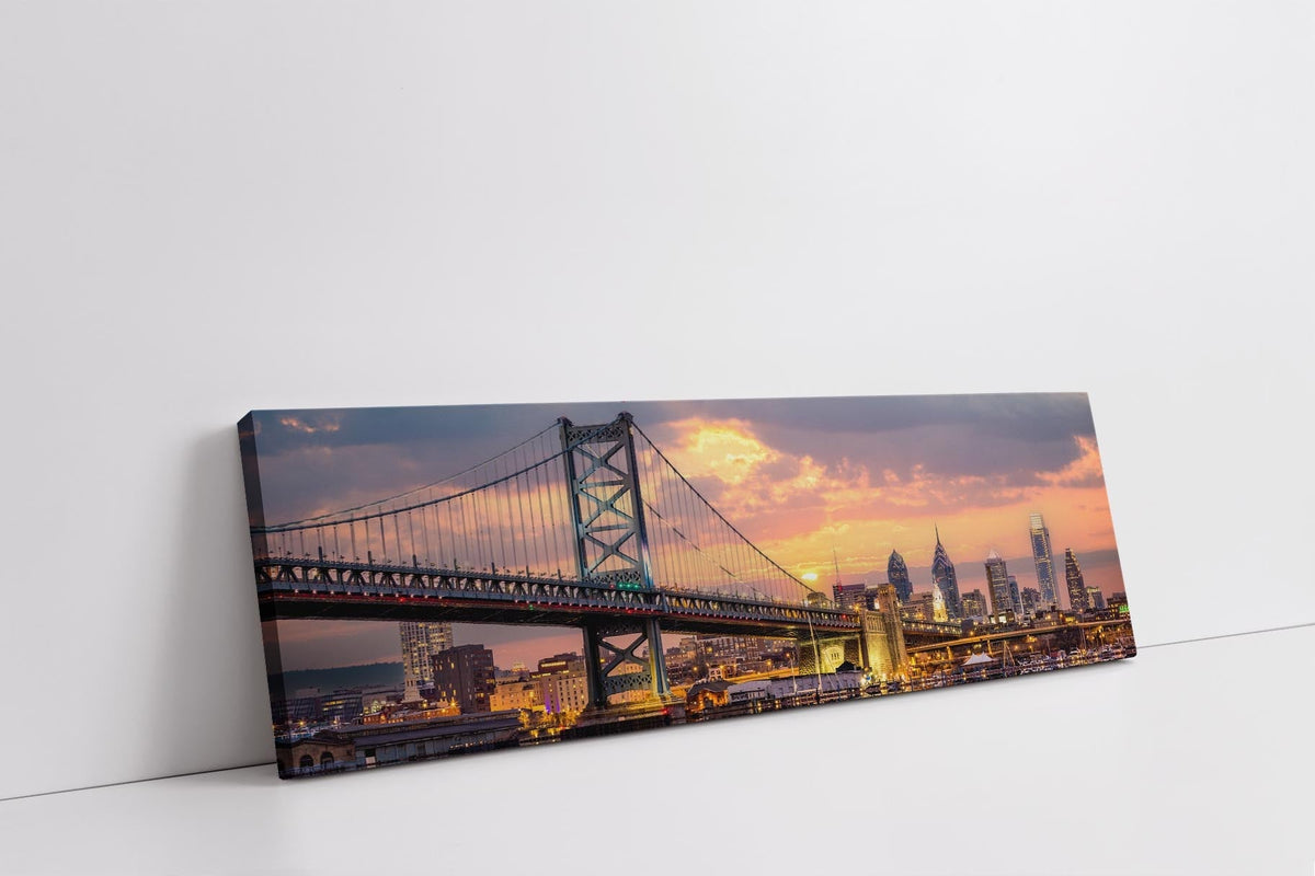 Toile d'art Philadelphie Skyline 183 x 61 cm