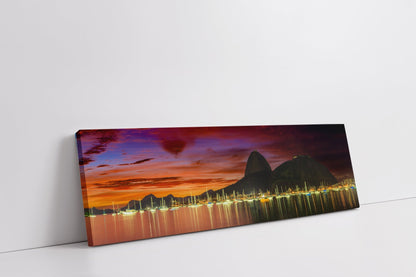Décoration murale Copacabana Pain de Sucre Brésil 183 x 61 cm