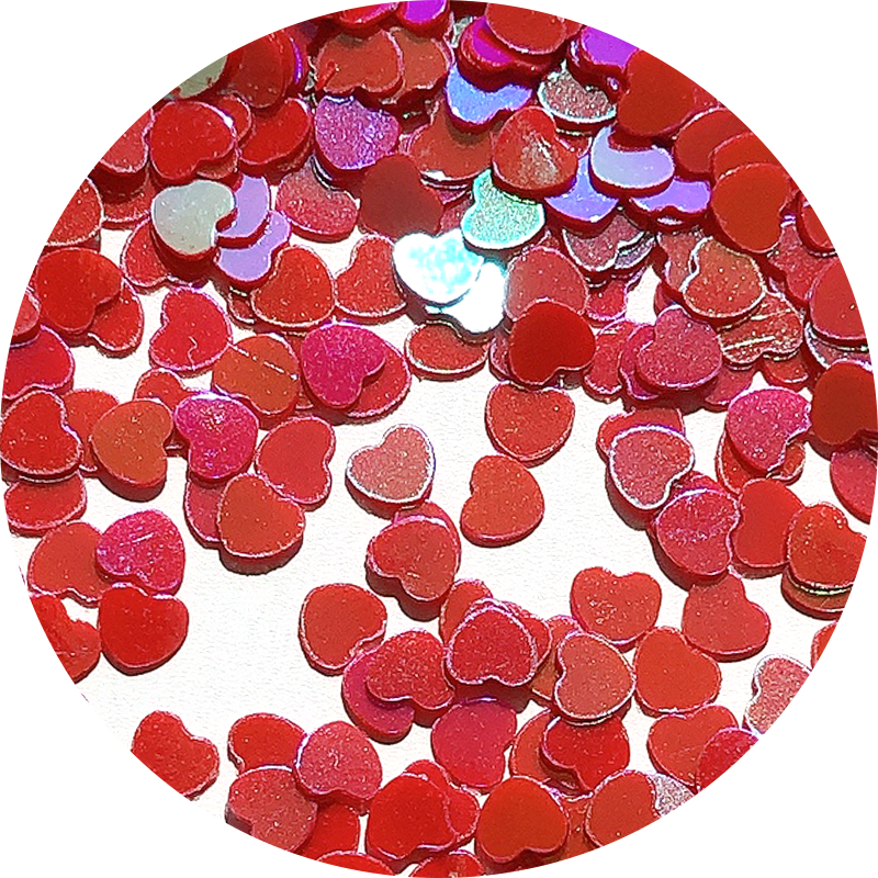 Paillettes Cœur rouge